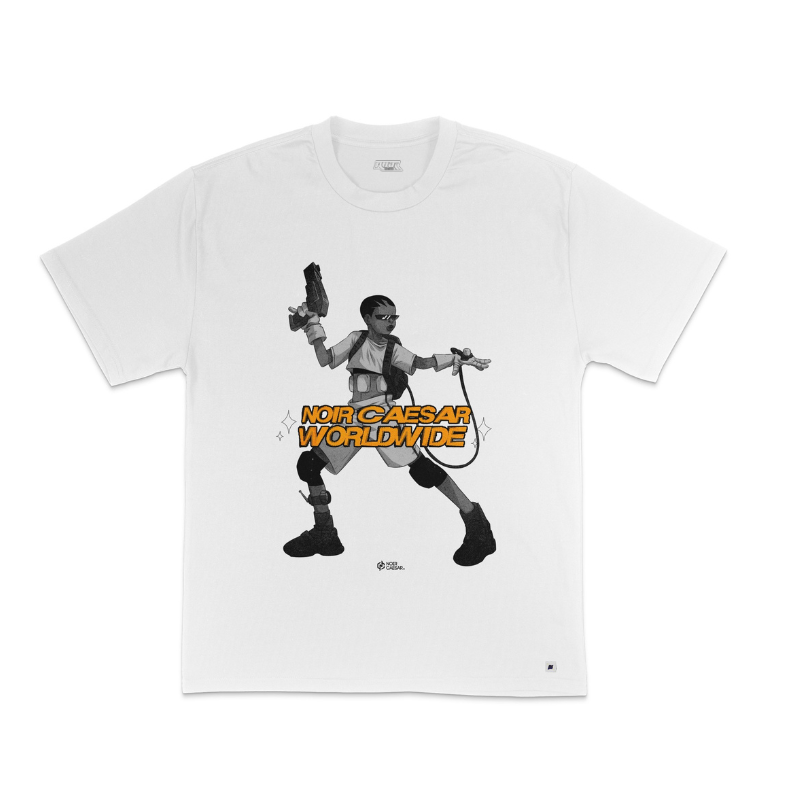 NC Worldwide White Tee