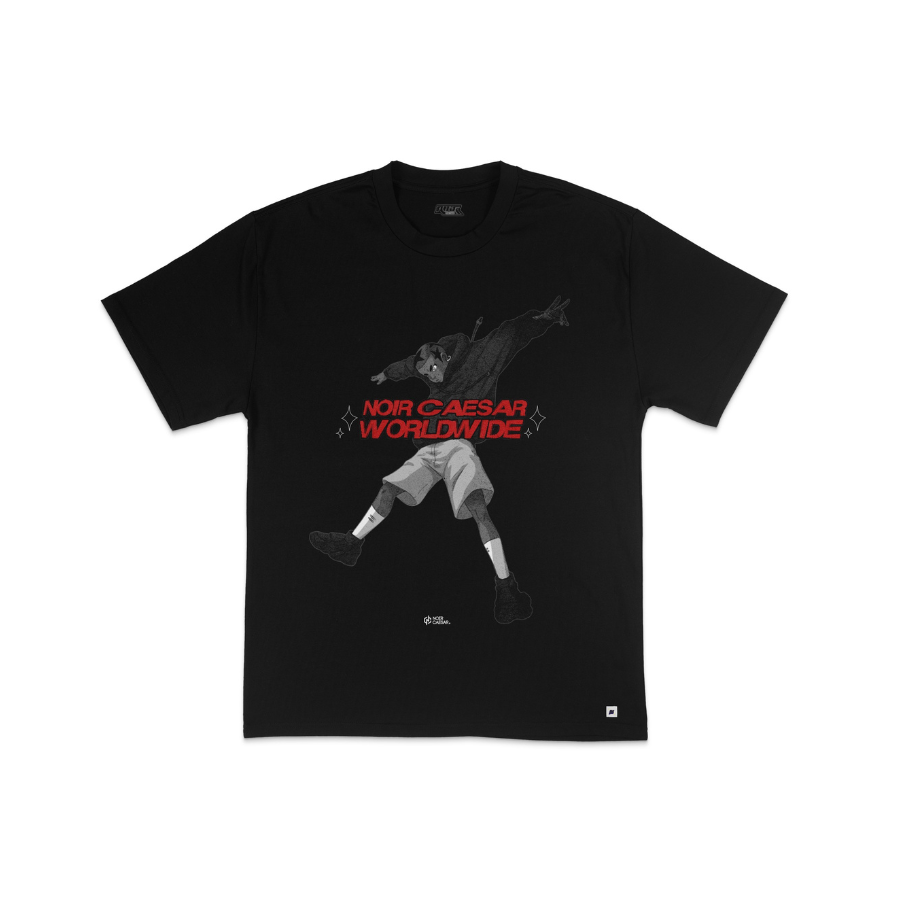 Noir Caesar Worldwide Black Tee