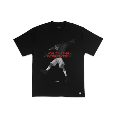 Noir Caesar Worldwide Black Tee