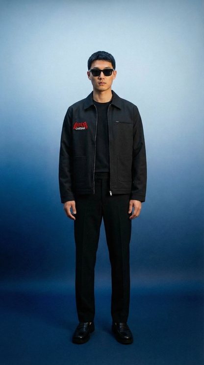Noir Caesar Canvas Work Jacket